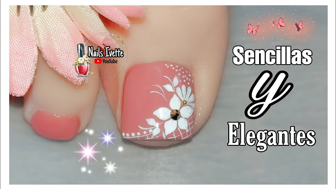 modelos de uñas de pies