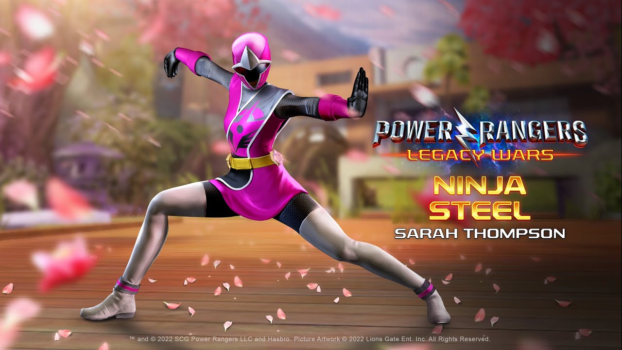 power rangers ninja steel pink