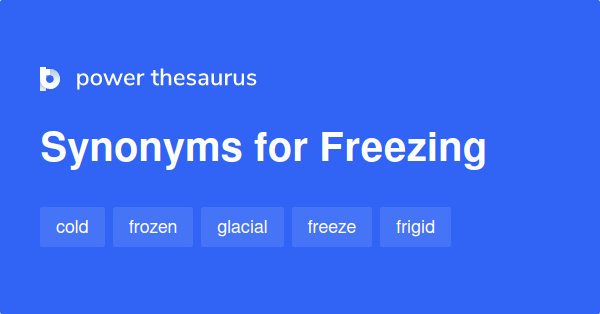 freeze thesaurus