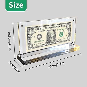 banknote display case