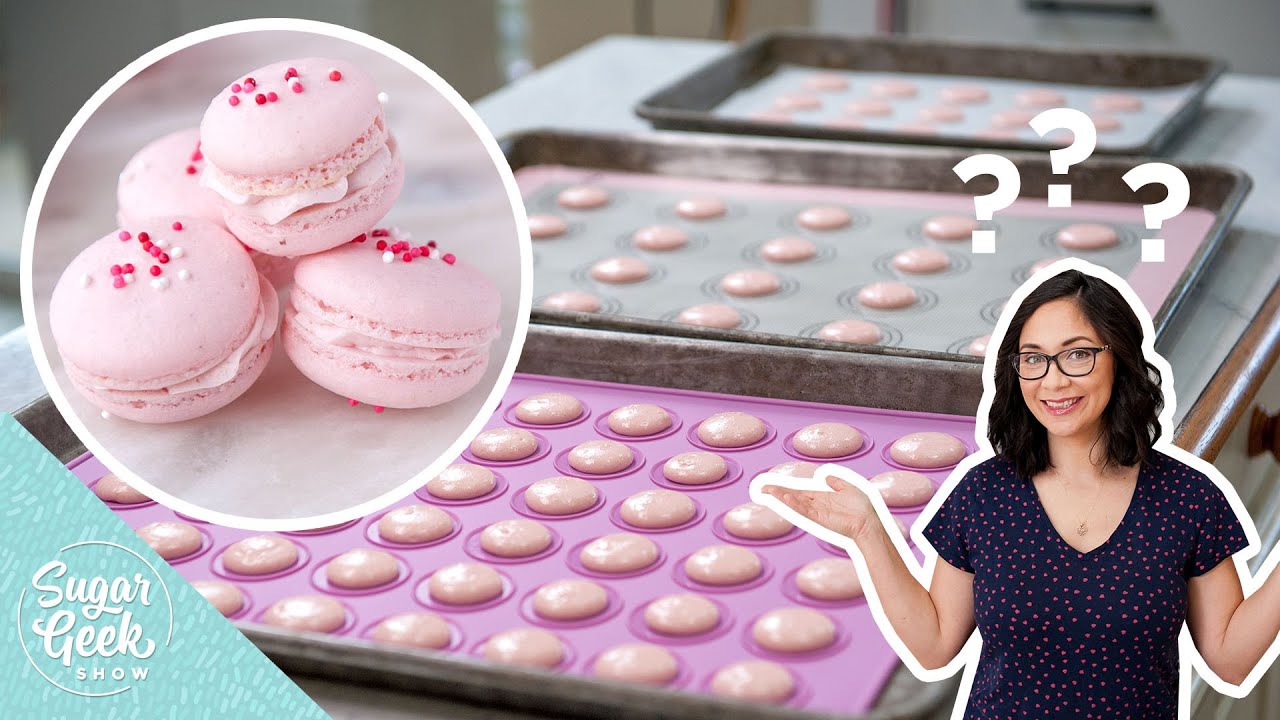 macarons sticking to silicone mat