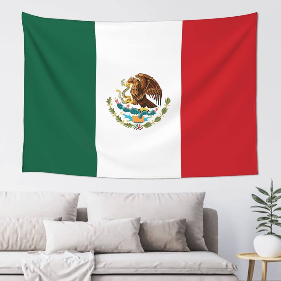 mexican flag to hang on wall