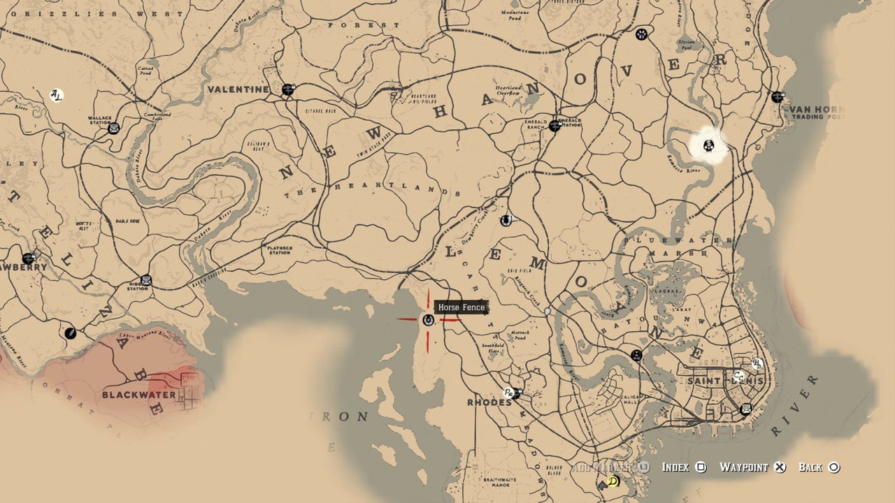 red dead redemption 2 fence locations