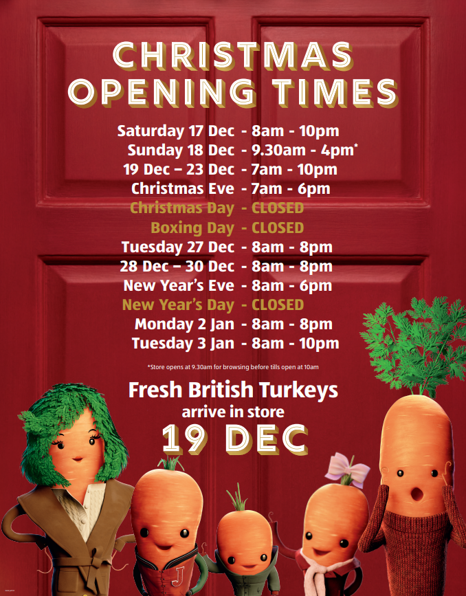 aldi opening times new year