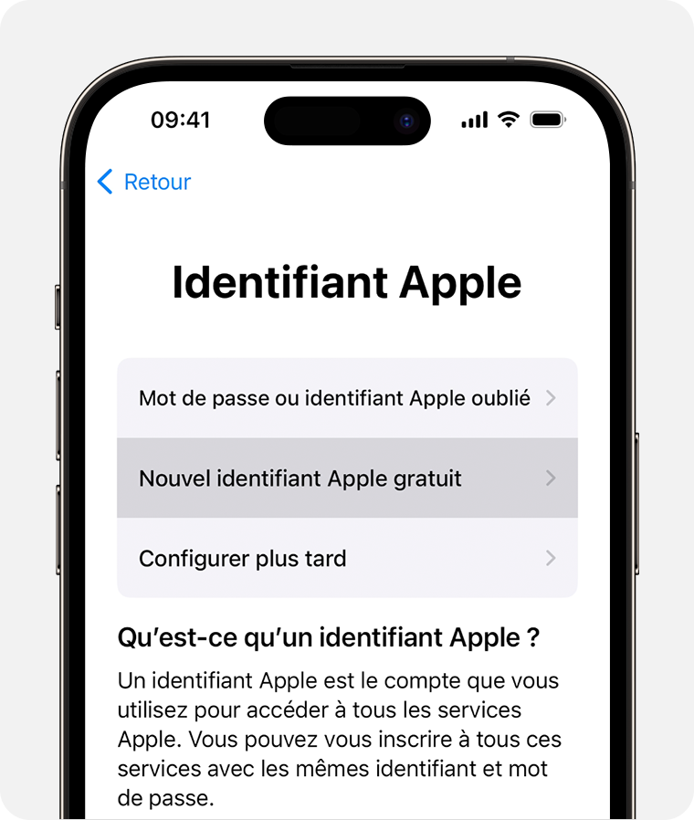 icloud identifiant