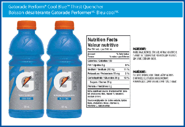 gatorade specs