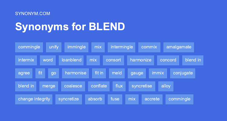 blend synonym