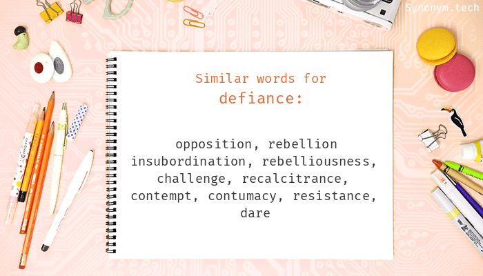 defiance synonym