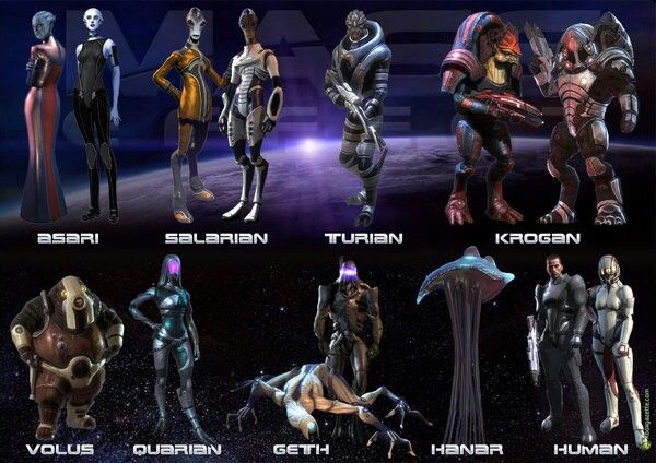 mass effect aliens