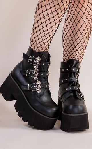 goth platform shoes