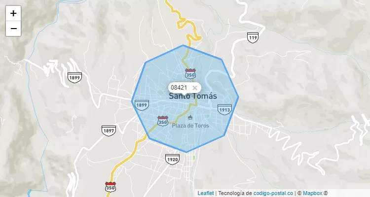 santo tomas postal code