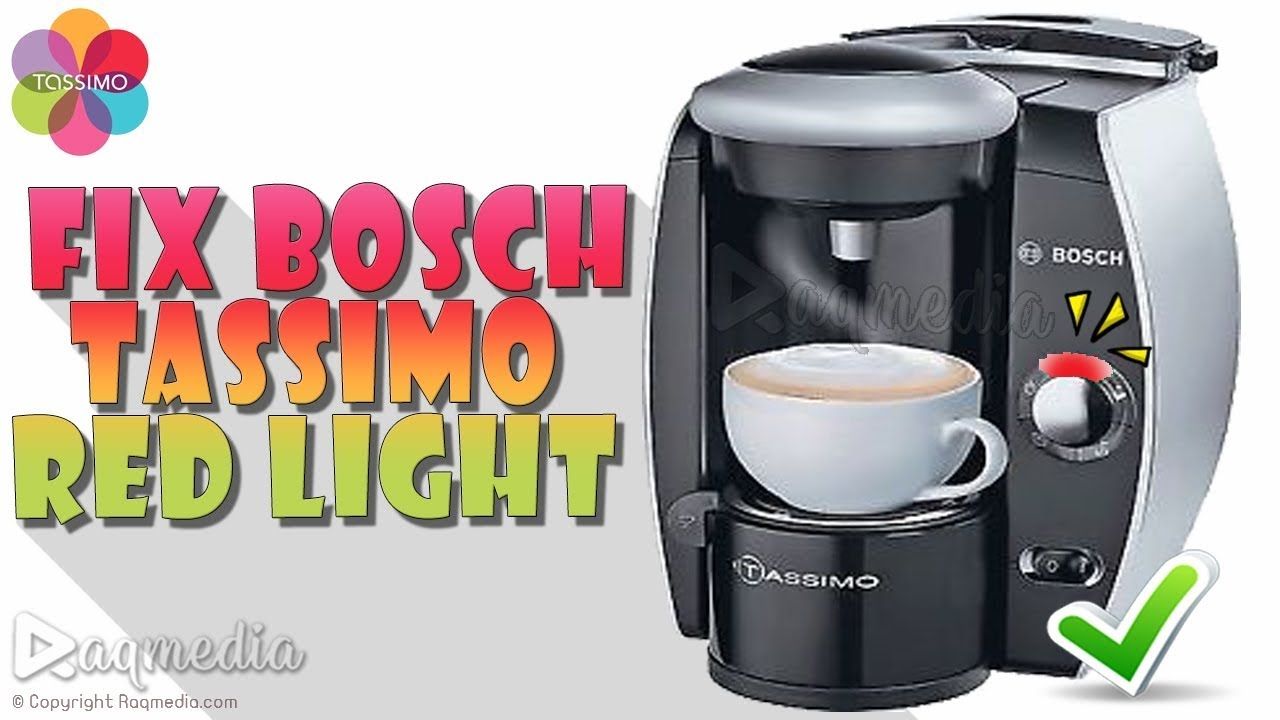 red light on tassimo coffee maker