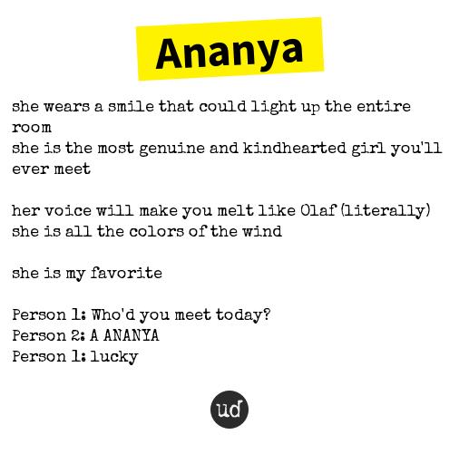 ananya lucky number