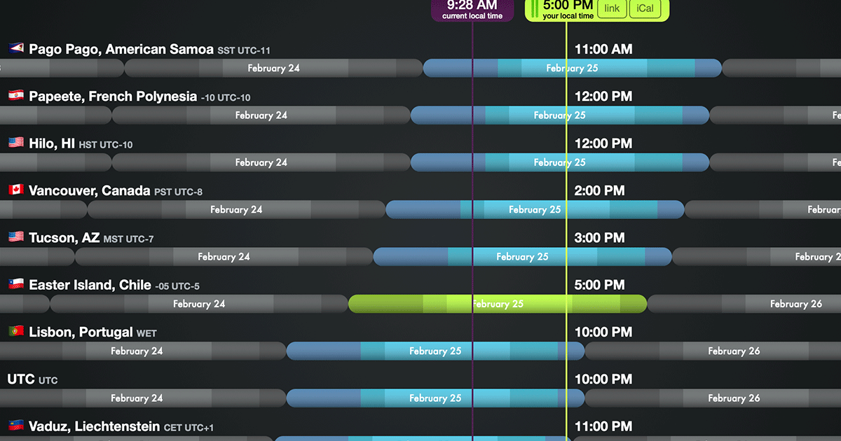 8am utc 4