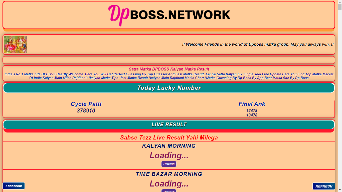 dpboss kalyan today guessing number