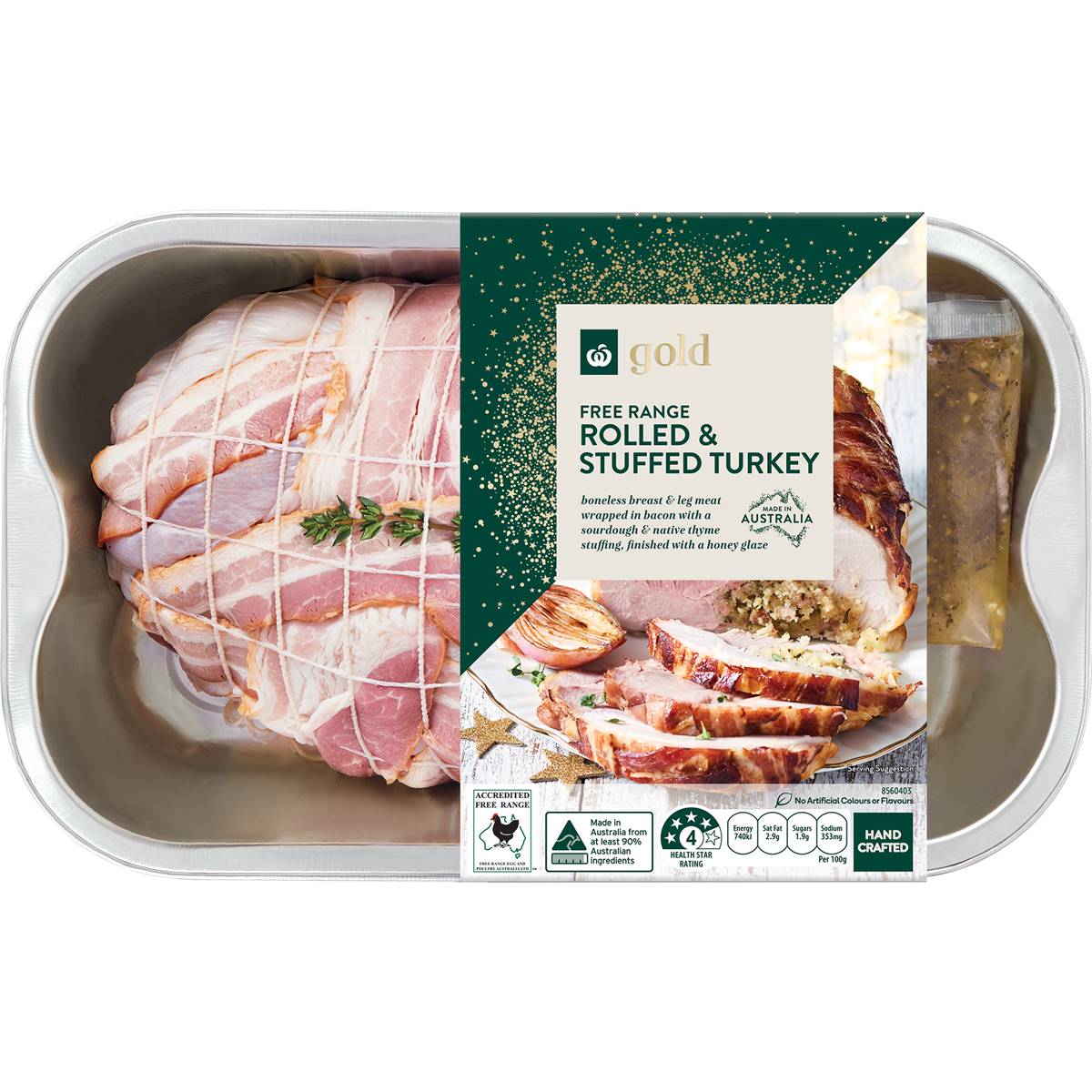 woolworths stuffed turkey breast