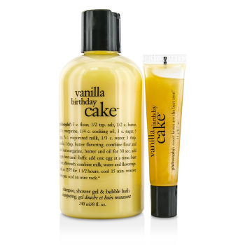 vanilla birthday cake shower gel