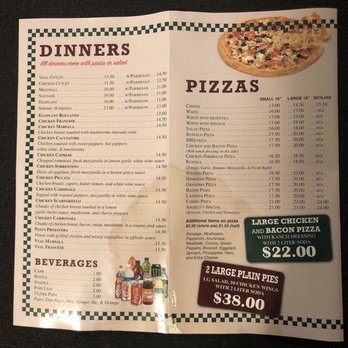 angelos pizzeria yonkers menu