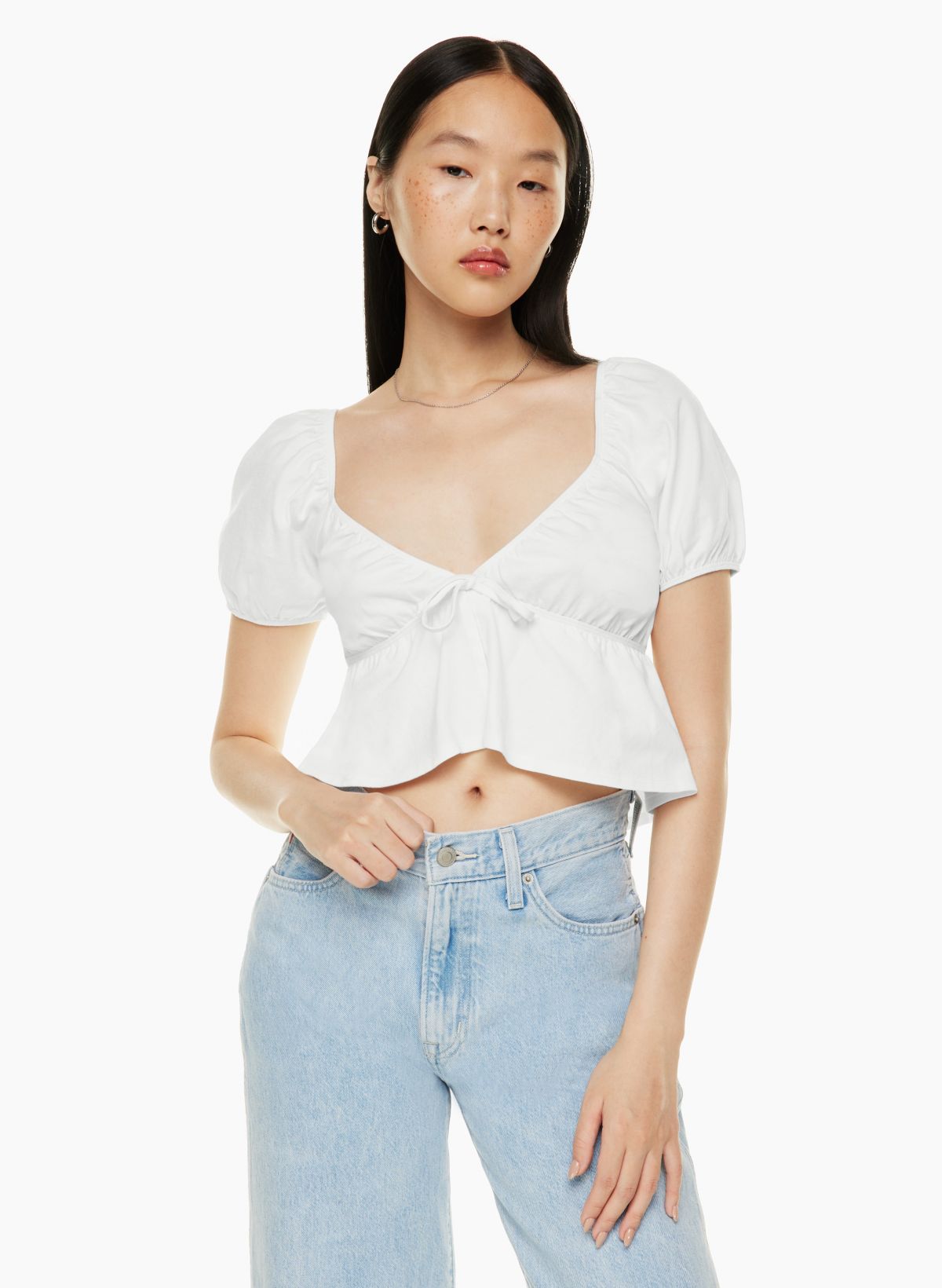 aritzia white tops