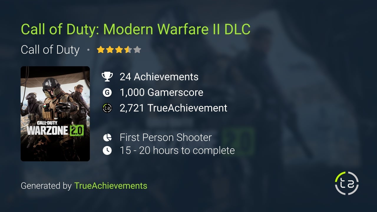 mw2 achievements