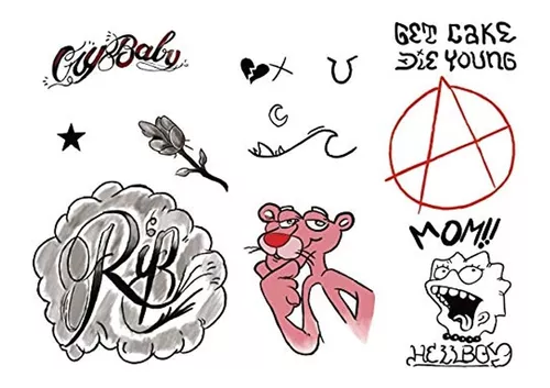 tatuajes de lil peep