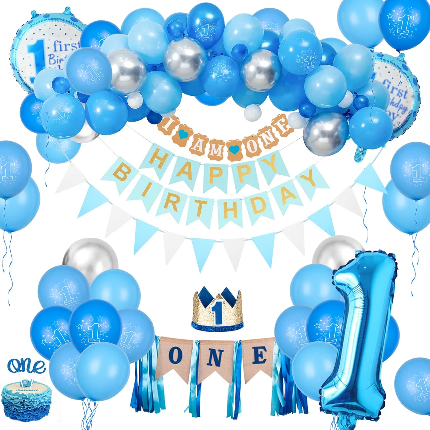 birthday banner for baby boy