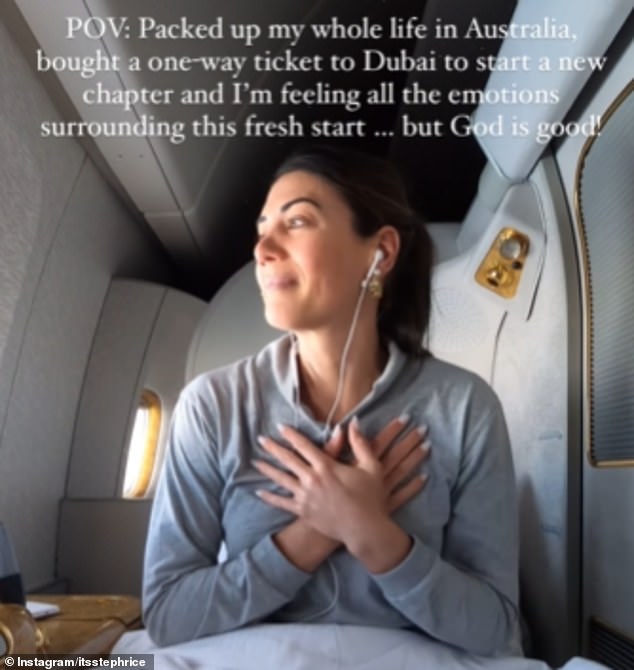 why is stephanie rice moving to dubai