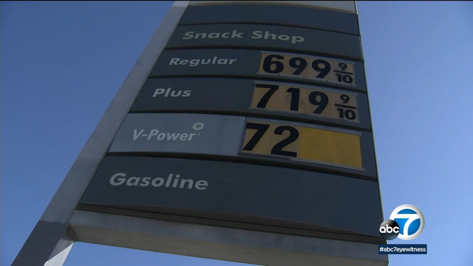 gas cost in los angeles