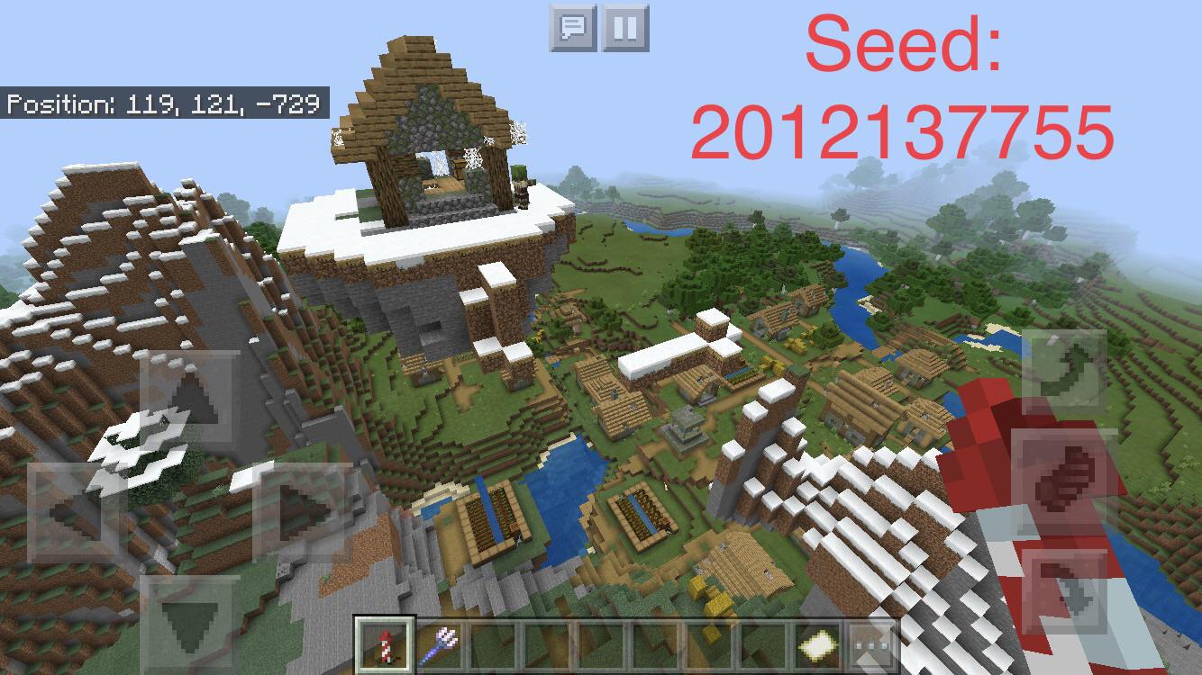 minecraft village seed