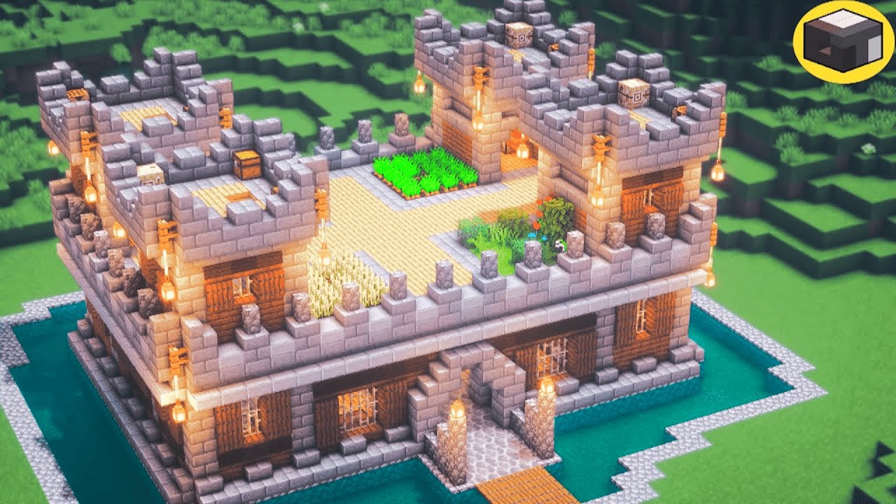 how to make a castle in minecraft