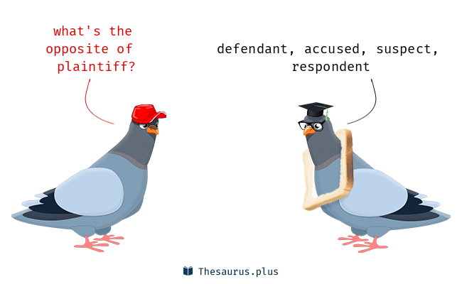 plaintiff antonym