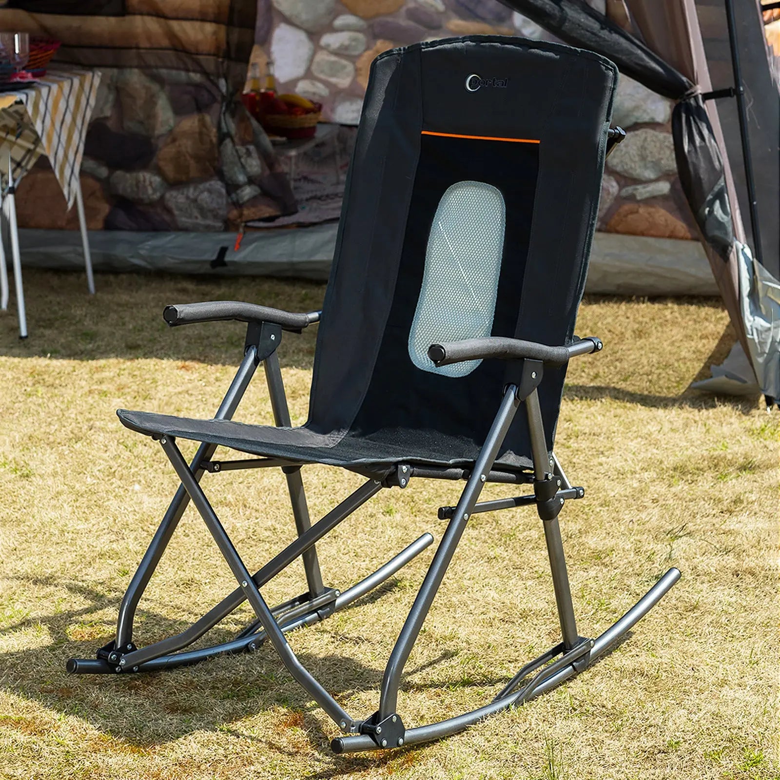 outdoor folding rocker