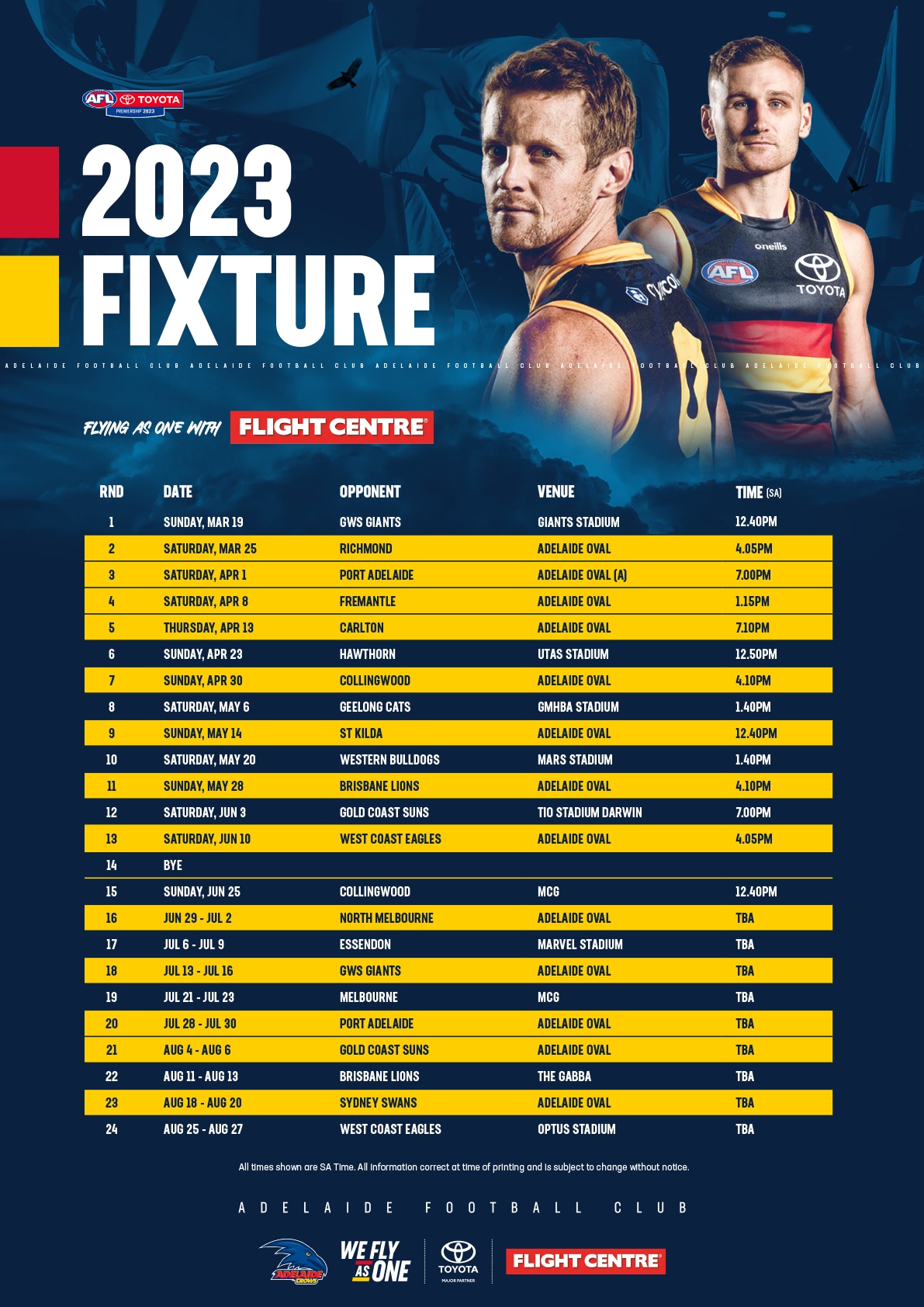 afl fixture 2023 pdf free download