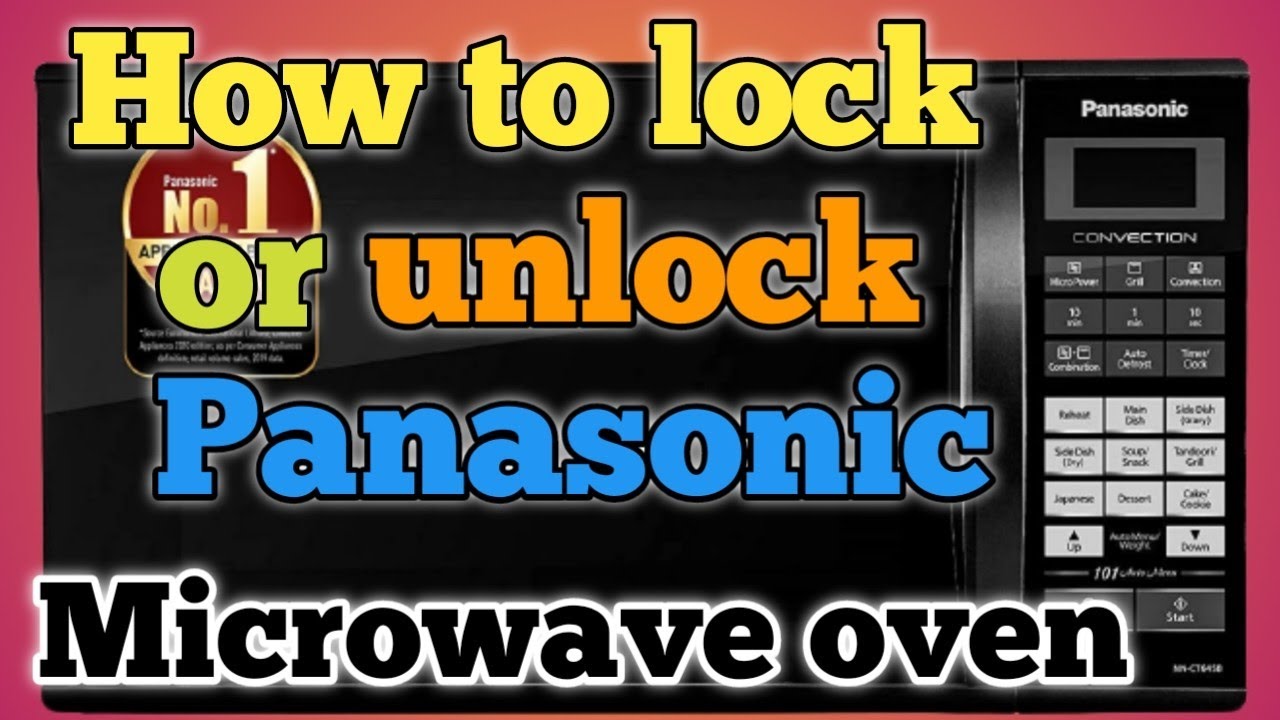 how to unlock microwave