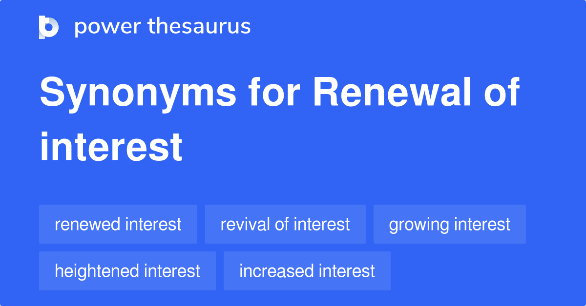 synonym for renewing