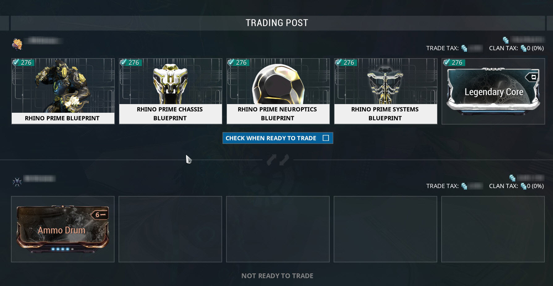 warframe how to trade