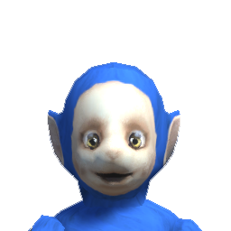 blue teletubby