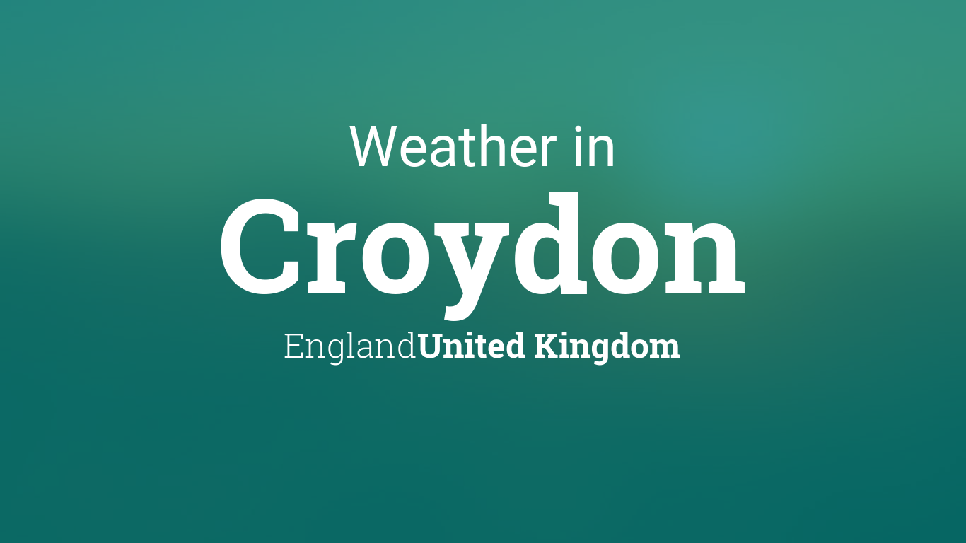 croydon weather forecast