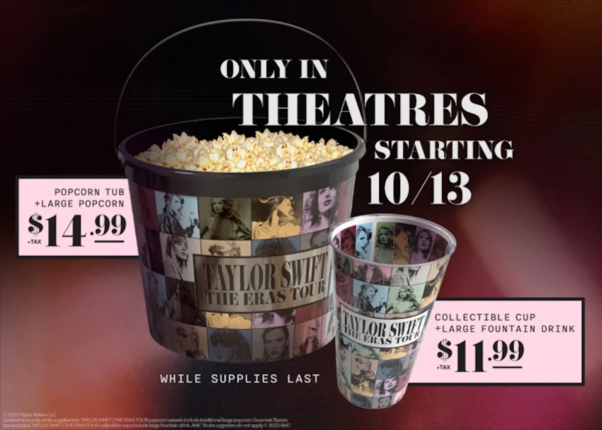 taylor swift popcorn bucket