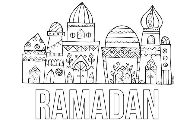 ramadan color pages