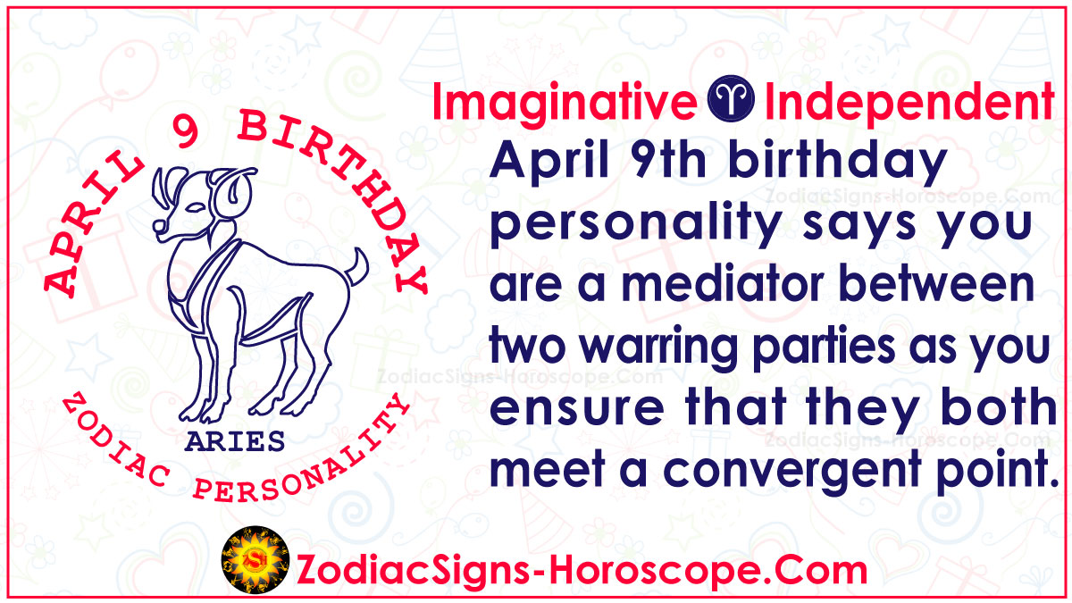 9 april birthday personality