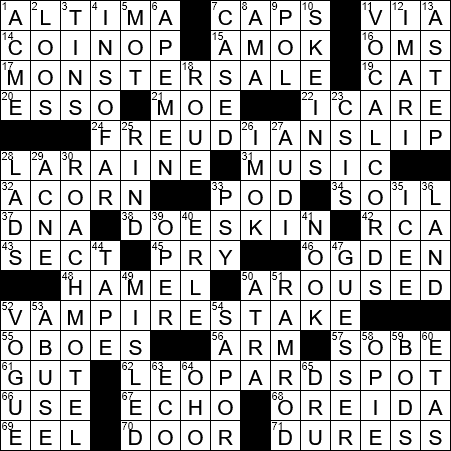 witticism crossword clue 4 letters