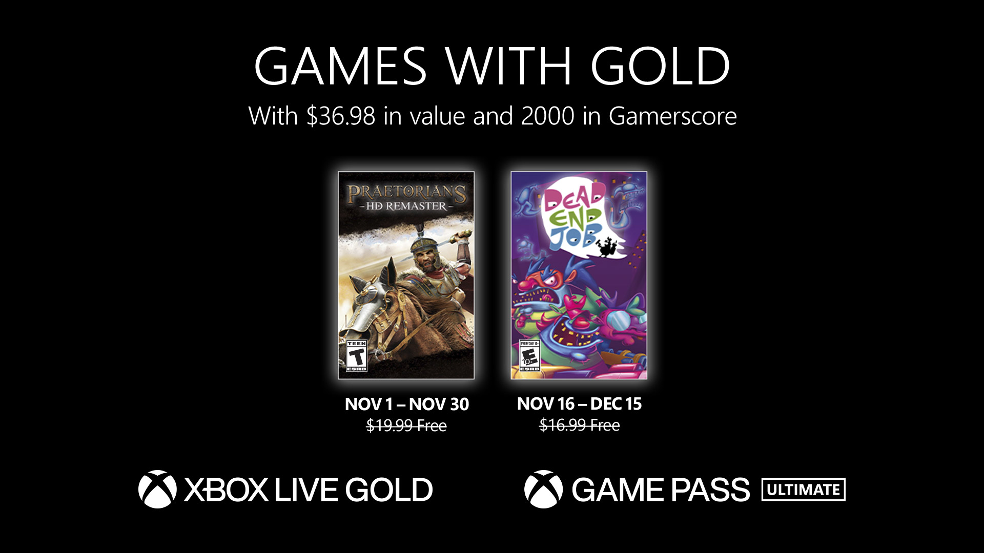 xbox games with gold games