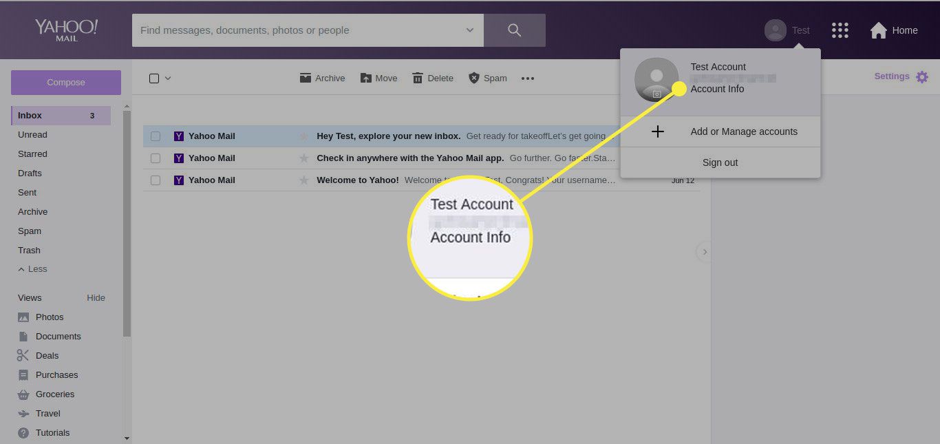 fix issues with yahoo account key