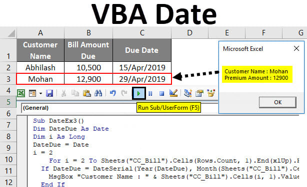 vba format date