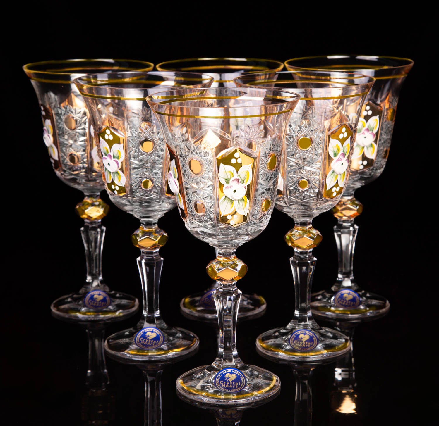 bohemian crystal glassware