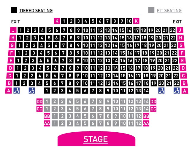 milton keynes theatre seating plan