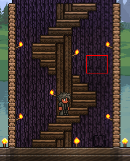 make stairs in terraria