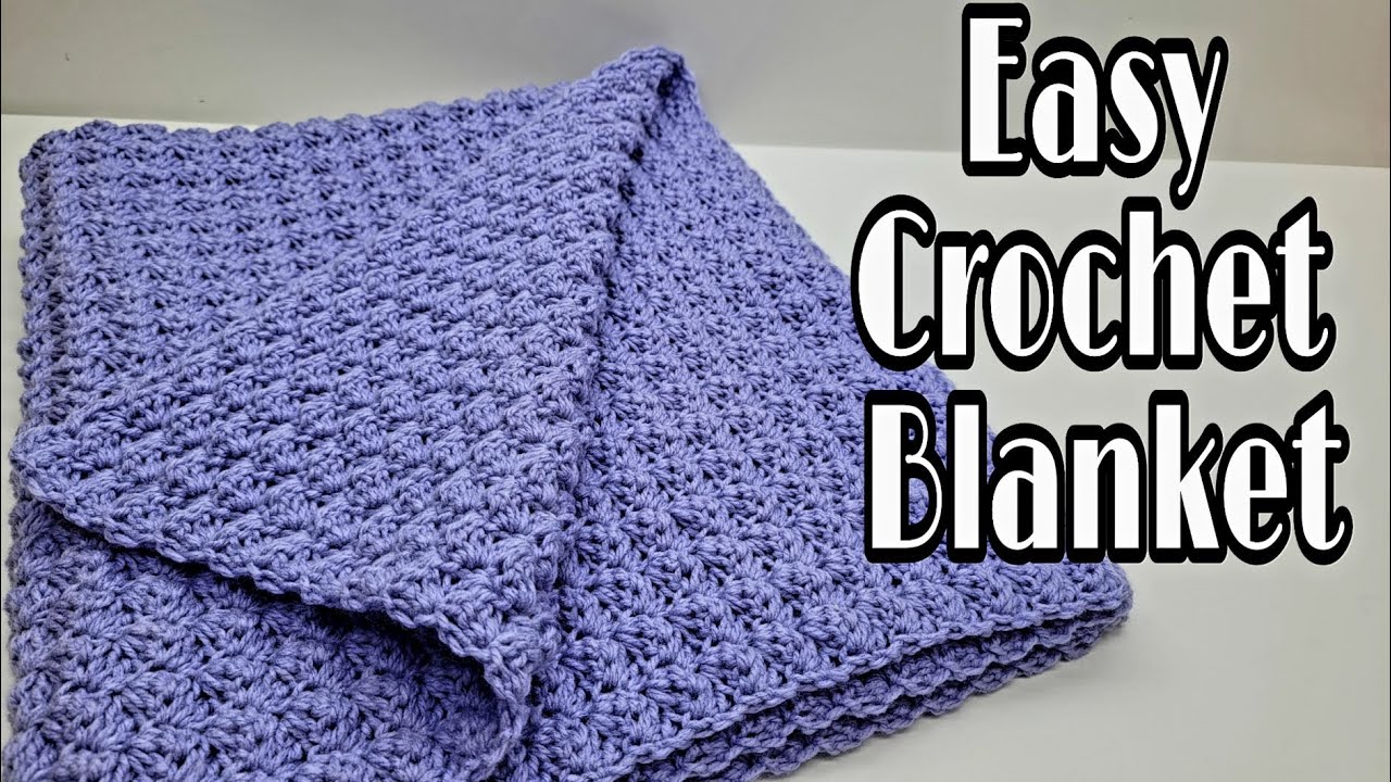 how to crochet a simple blanket