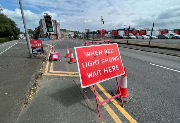 roadworks stoke on trent